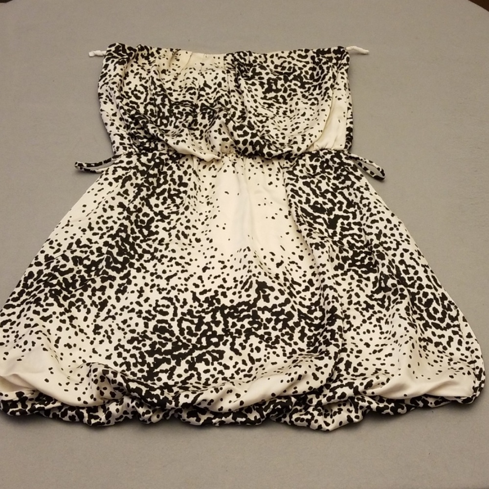 Strapless cocktail dress